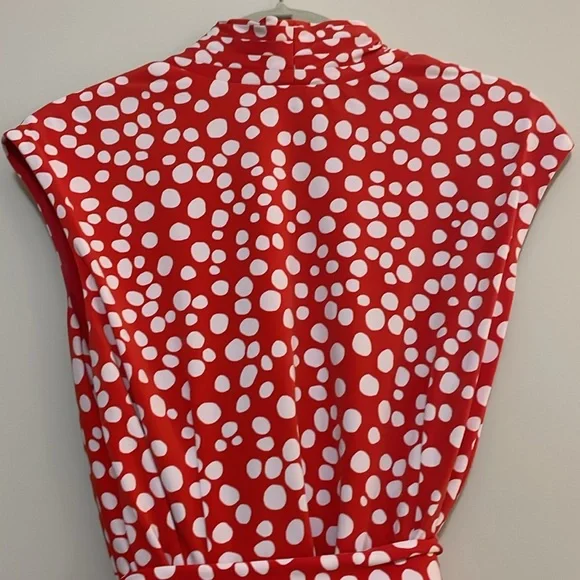 Eliza J orange polka dot dress - Picture 5 of 6